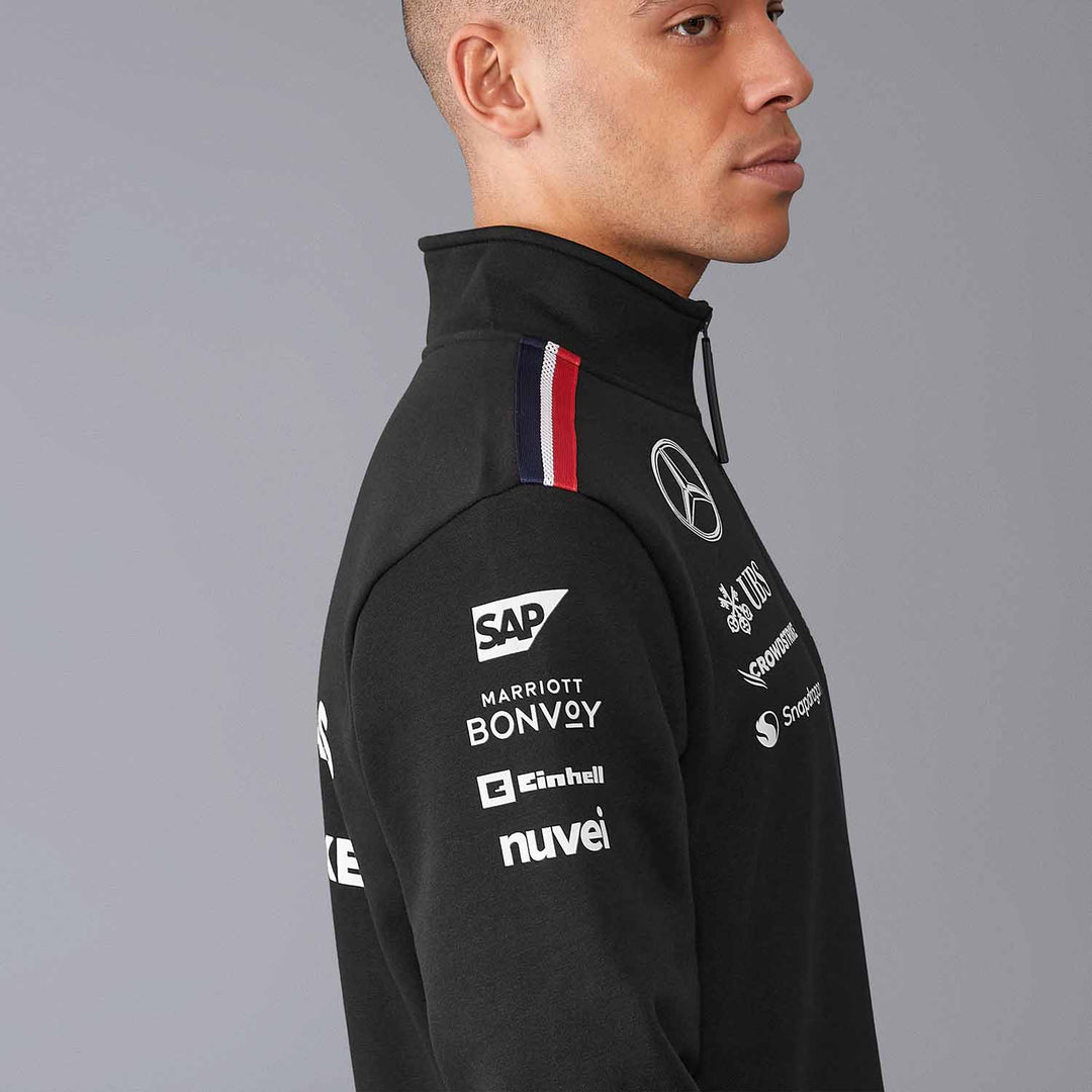 2024 Team Quarter Zip Midlayer - Mercedes-AMG Petronas - Fueler™ - 701227956001220 - fueler.store - Hoody