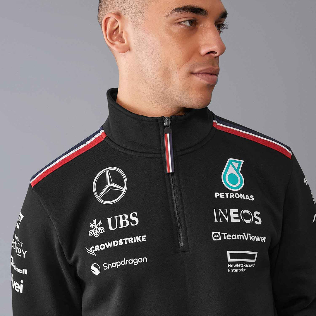 2024 Team Quarter Zip Midlayer - Mercedes-AMG Petronas - Fueler™ - 701227956001220 - fueler.store - Hoody