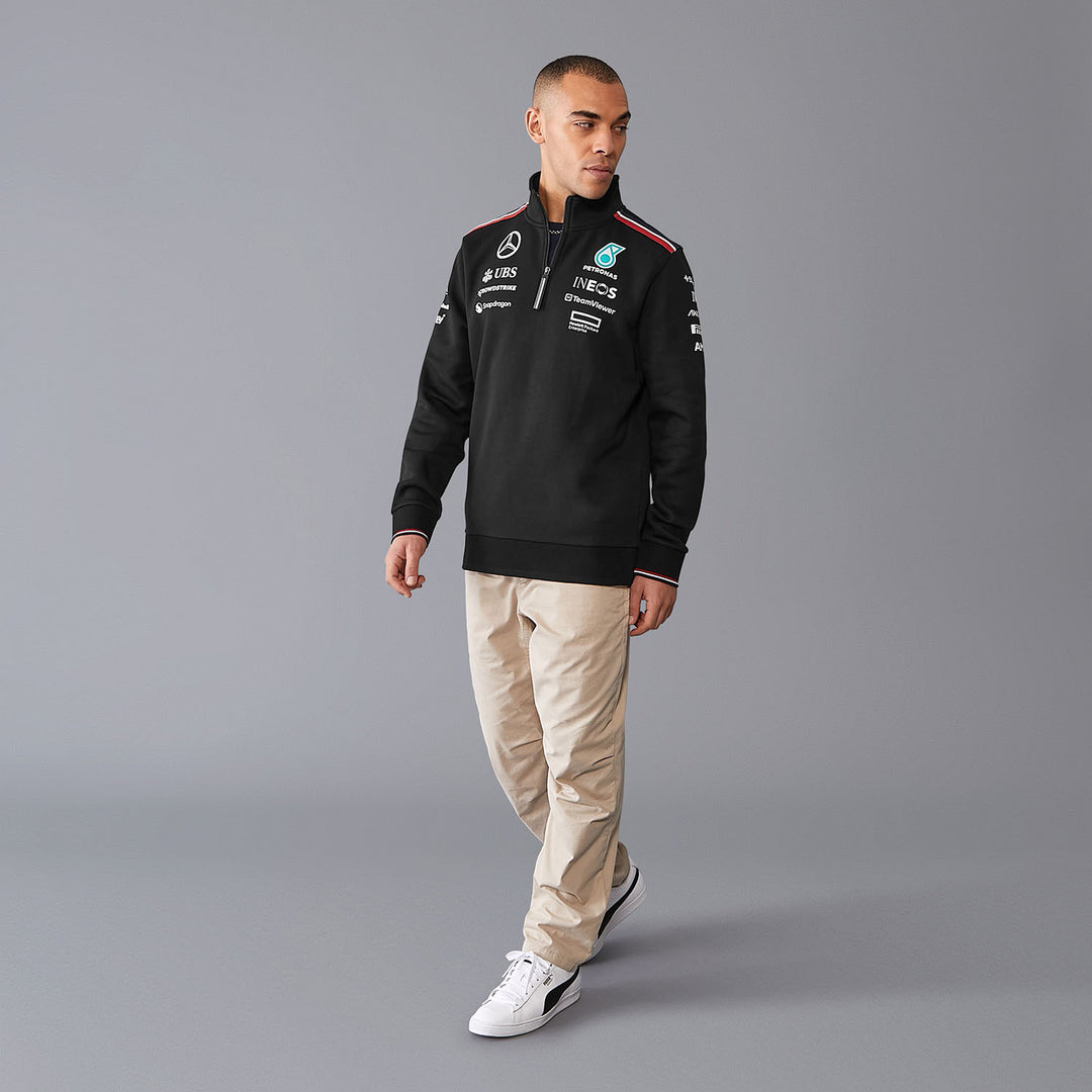 2024 Team Quarter Zip Midlayer - Mercedes-AMG Petronas - Fueler™ - 701227956001220 - fueler.store - Hoody