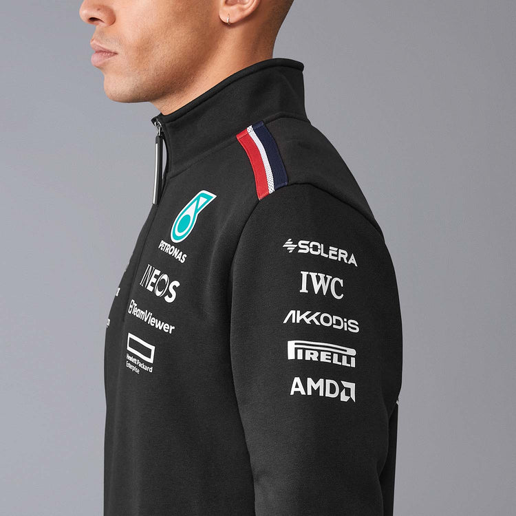 2024 Team Quarter Zip Midlayer - Mercedes-AMG Petronas - Fueler™ - 701227956001220 - fueler.store - Hoody