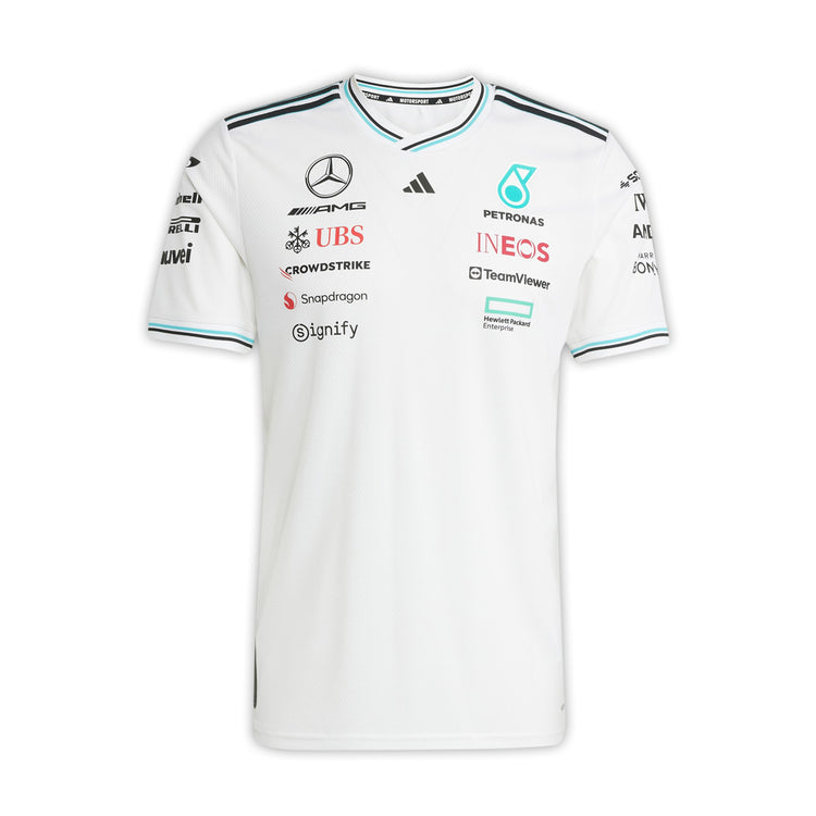 2025 Authentic Driver T-Shirt - Mercedes-AMG Petronas - Fueler™ - JX5795-XS - fueler.store - T-Shirt
