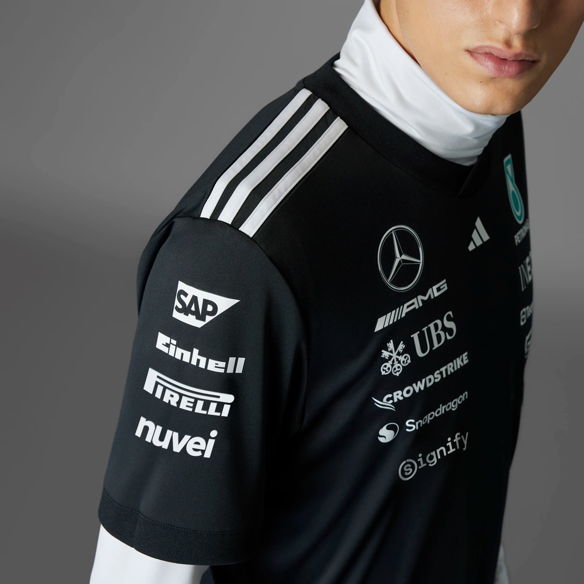 2025 Team T-Shirt - Mercedes-AMG Petronas - Fueler™ - JW5361-XS - fueler.store - T-Shirt