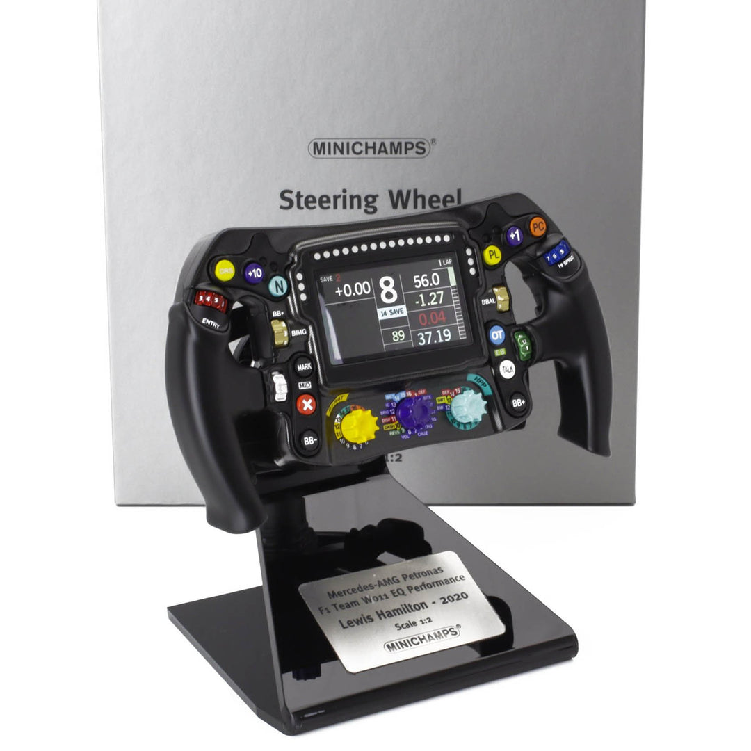 Mercedes-AMG Petronas - #44 Hamilton W11 World Champion 2020 1:2 Steering Wheel Model - Collectibles - Fueler™ 