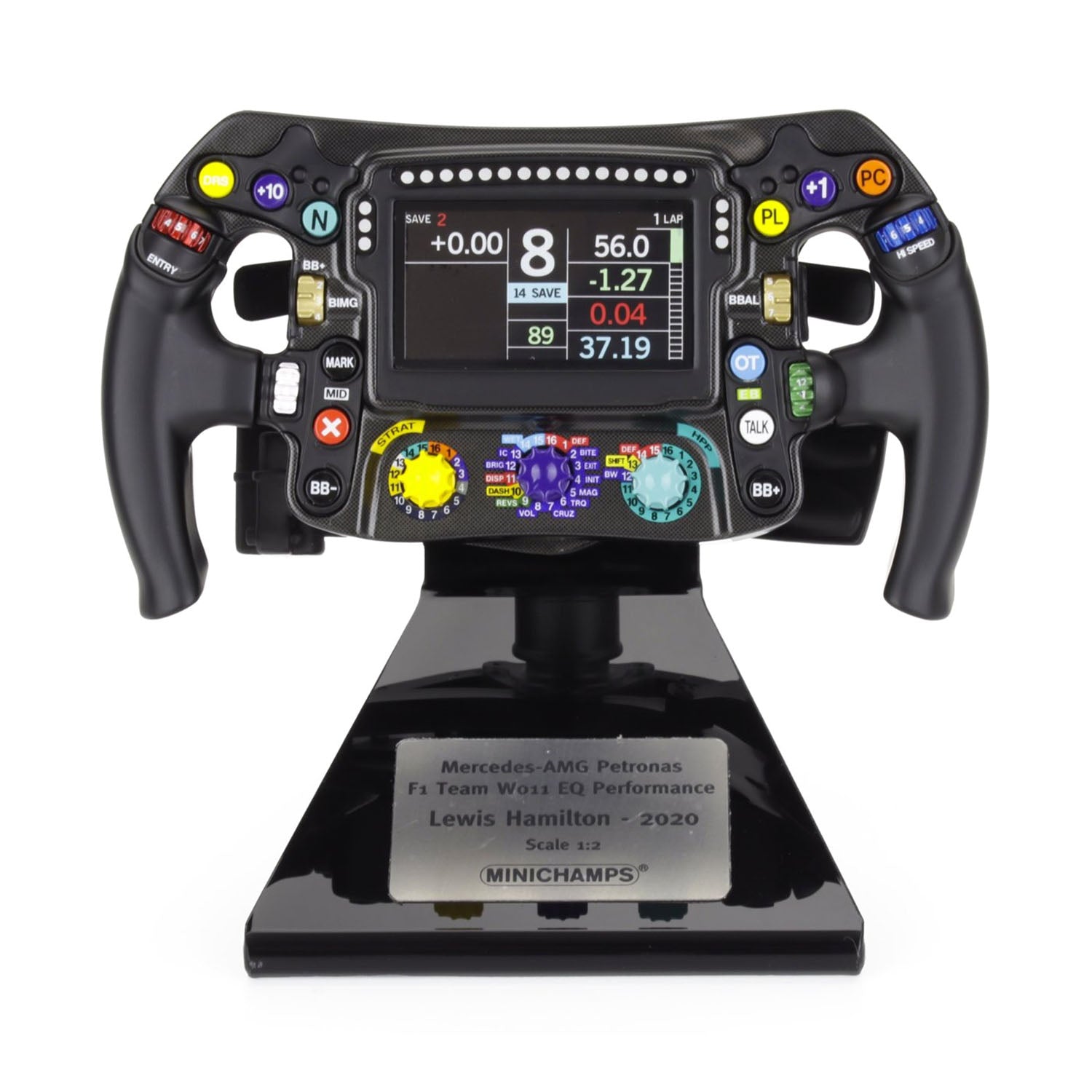 #44 Hamilton W11 World Champion 2020 1:2 Steering Wheel Model - Mercedes-AMG Petronas - Fueler™ - 247200044 - fueler.store - Collectibles