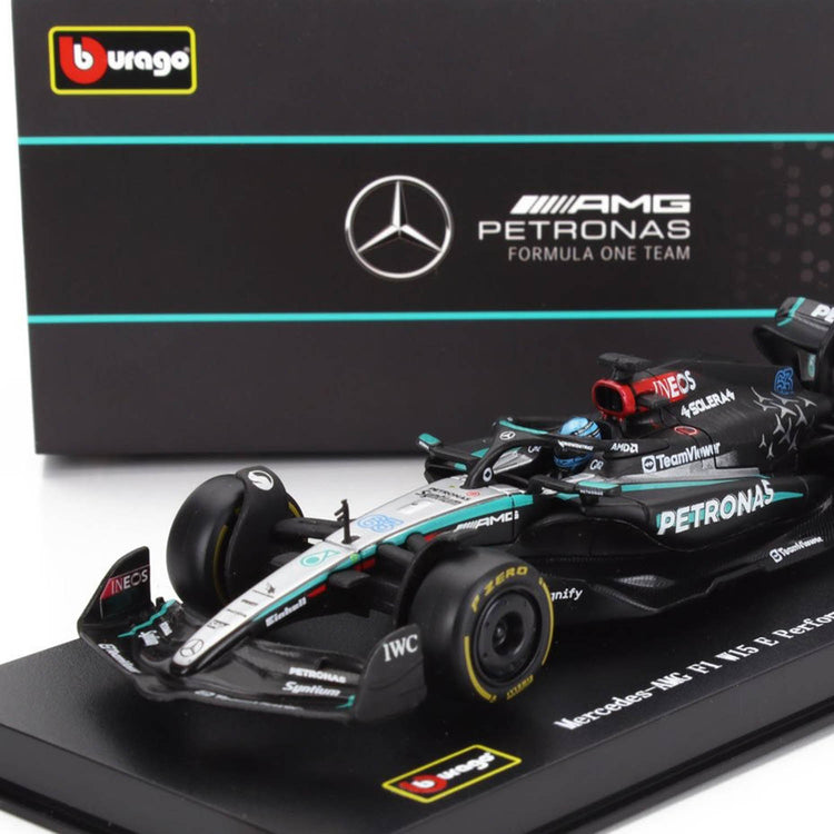 Mercedes-AMG Petronas - #63 Russell W15 2024 Season 1:43 Car Model - Car Model - Fueler™ 