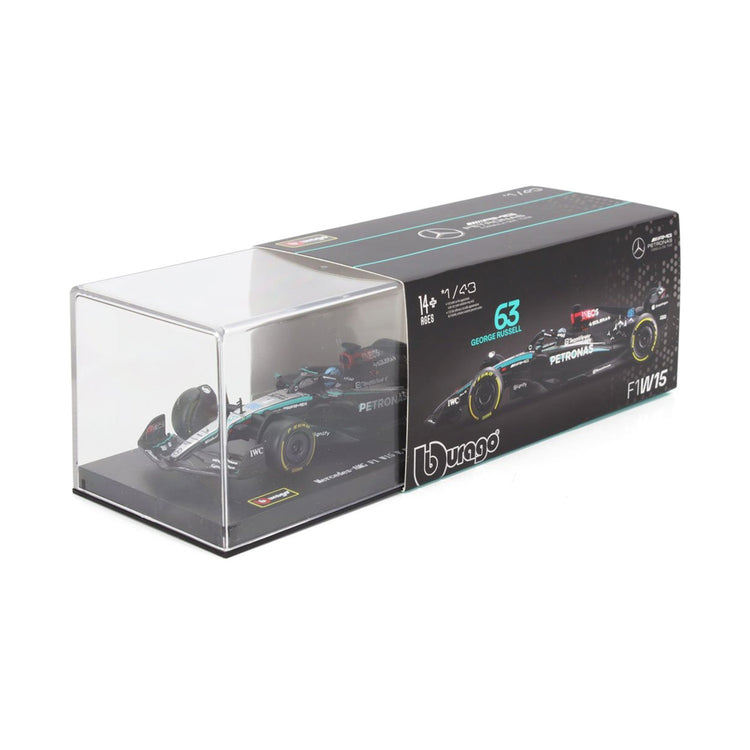 Mercedes-AMG Petronas - #63 Russell W15 2024 Season 1:43 Car Model - Car Model - Fueler™ 