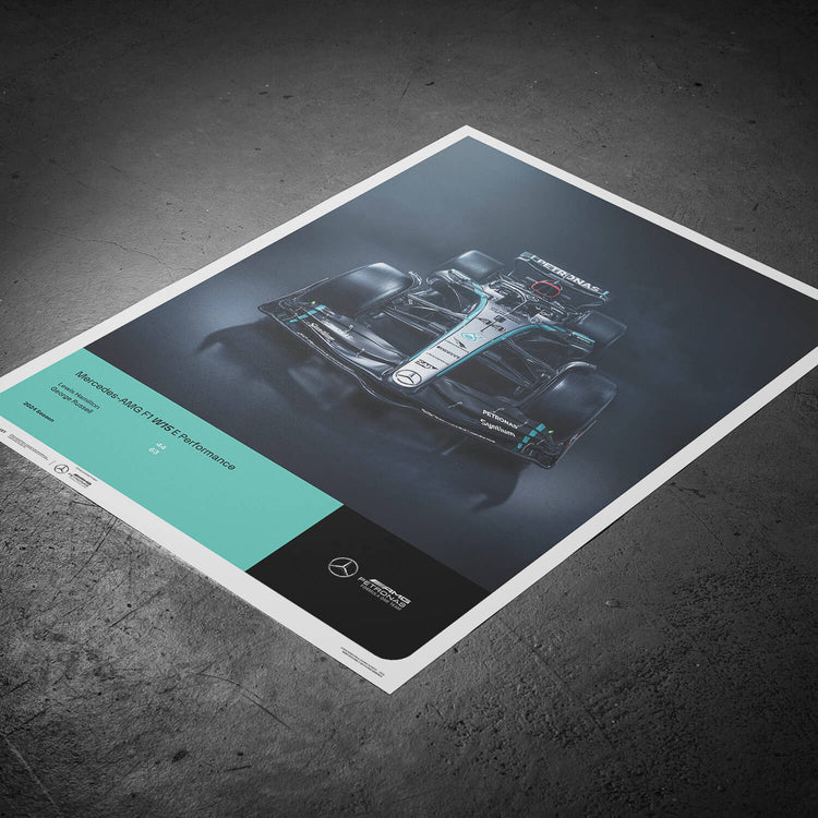 F1 W15 - 2024 | Large - Mercedes-AMG Petronas - Fueler™ - PROD01004864 - fueler.store - Poster