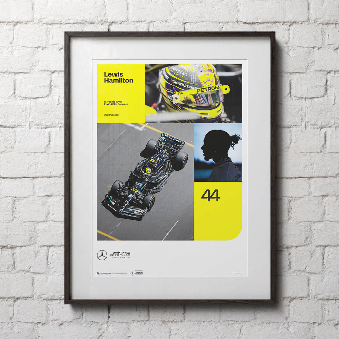 Lewis Hamilton - 2023 | Large - Mercedes-AMG Petronas - Fueler™ - PROD01004532 - fueler.store - Poster