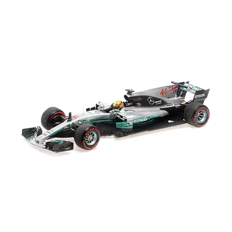 Lewis Hamilton World Champion 2017 EQ Power W08 1:18 Minichamps Model Car - Mercedes-AMG Petronas - Fueler store