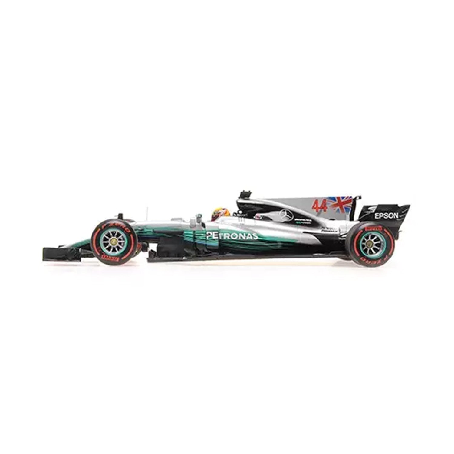 Lewis Hamilton World Champion 2017 EQ Power W08 1:18 Minichamps Model Car - Mercedes-AMG Petronas - Fueler store