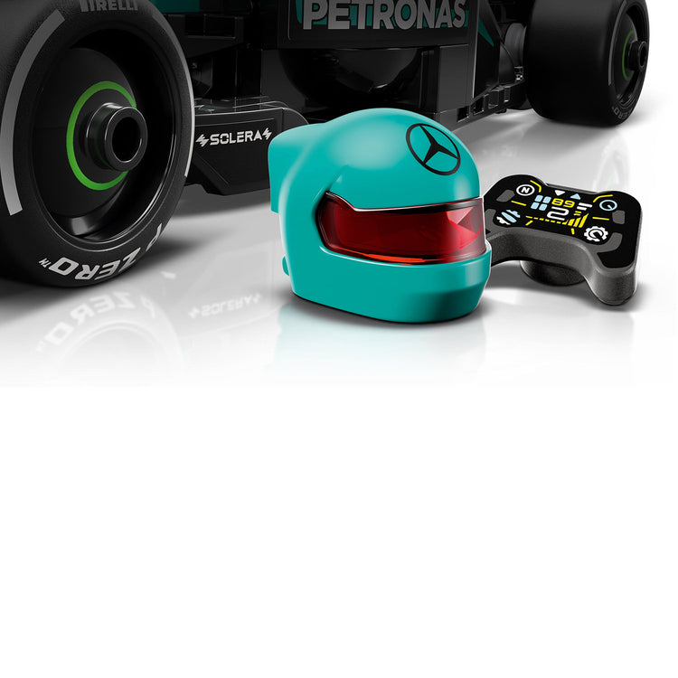Mercedes AMG W15 EQ Performance 2024 1:25 Lego Car Model - Mercedes-AMG Petronas - Fueler™ - 77244 - fueler.store - Car Model