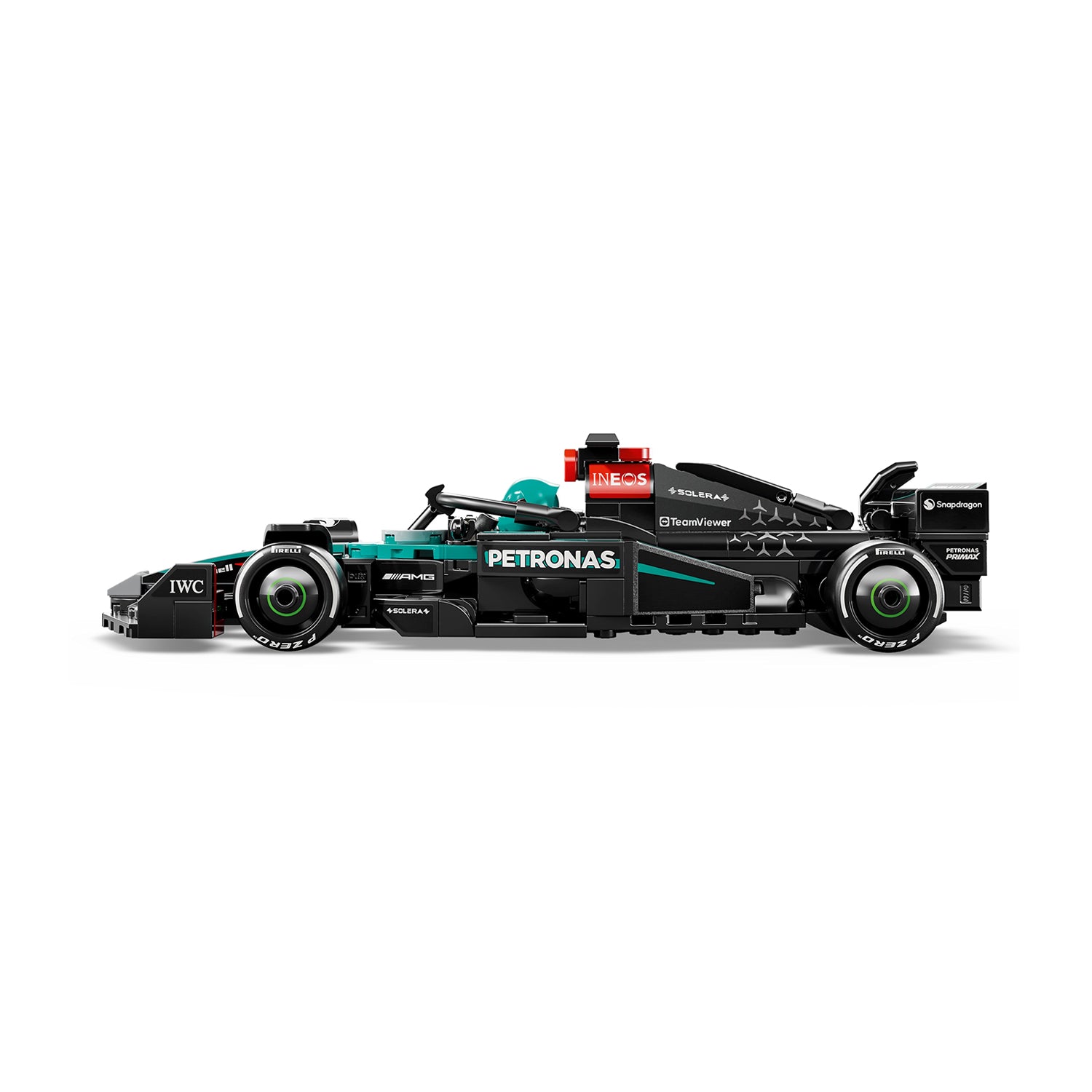 Mercedes AMG W15 EQ Performance 2024 1:25 Lego Car Model - Mercedes-AMG Petronas - Fueler™ - 77244 - fueler.store - Car Model