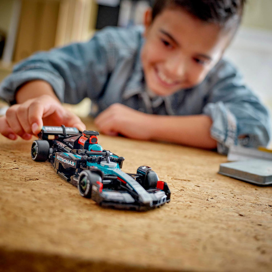 Mercedes AMG W15 EQ Performance 2024 1:25 Lego Car Model - Mercedes-AMG Petronas - Fueler™ - 77244 - fueler.store - Car Model