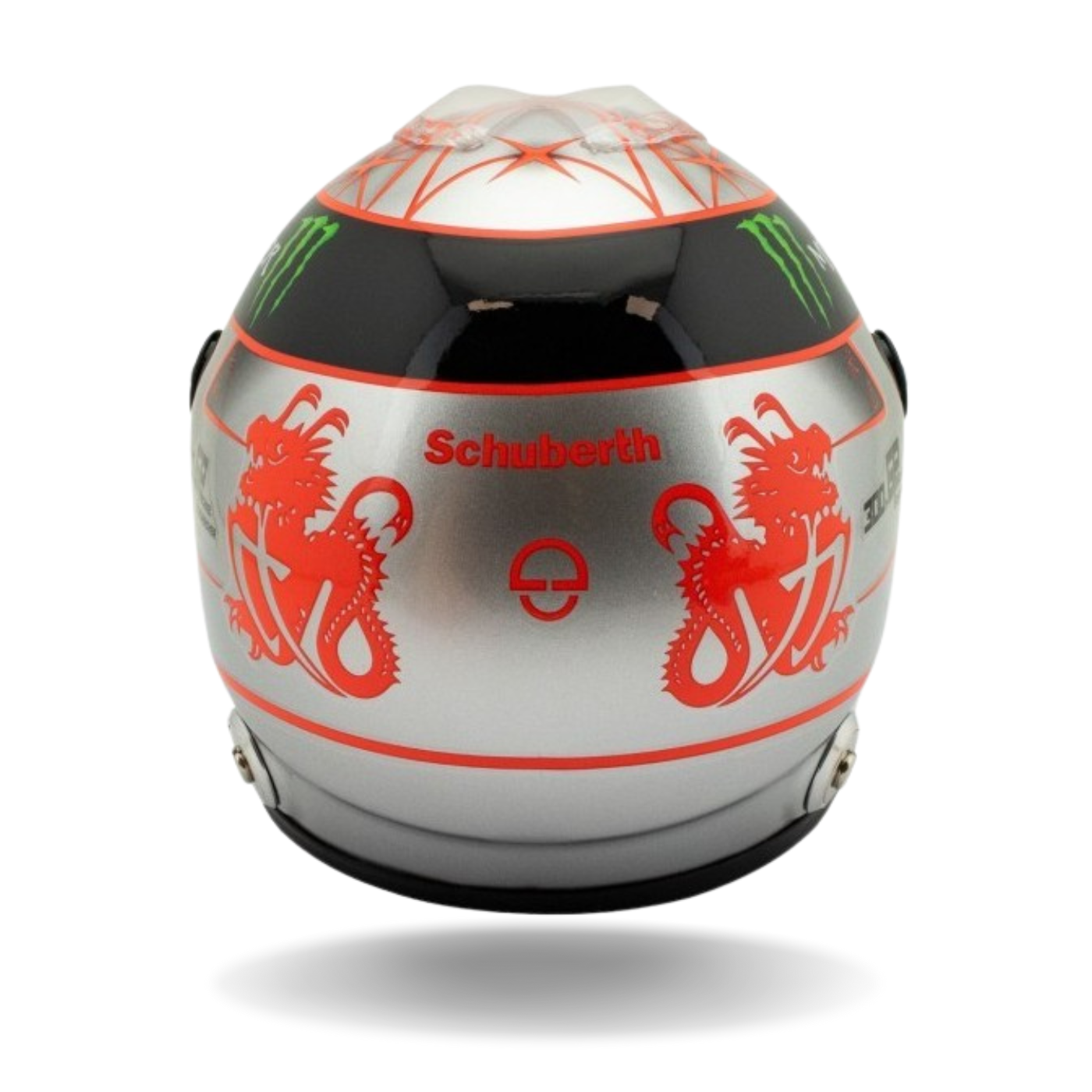 Michael Schumacher 2012 Platin Edition 1:2 Mini Helmet - Mercedes-AMG Petronas - Fueler™ - MH12MSPLT - fueler.store - Collectibles