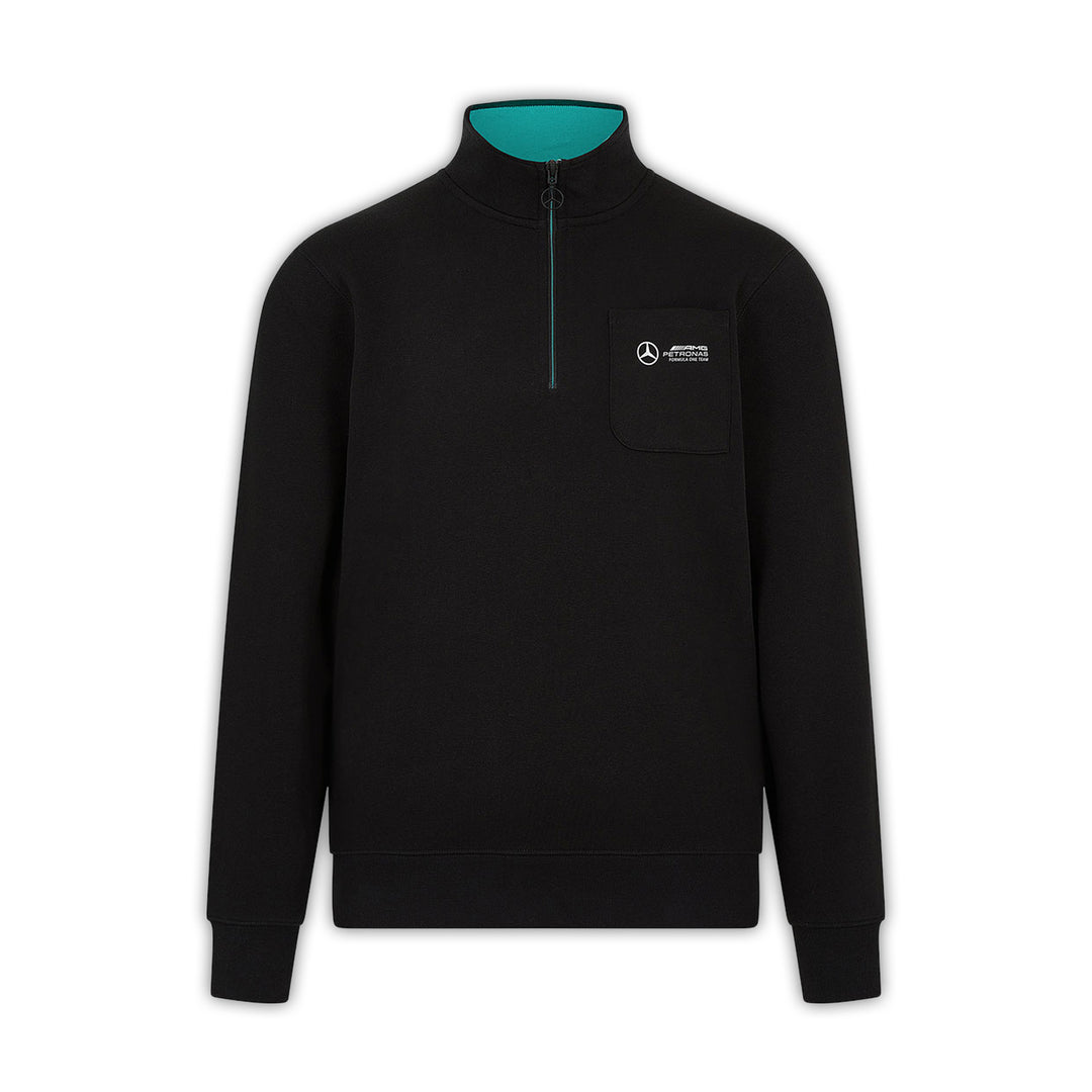 Quarter Zip Sweatshirt - Mercedes-AMG Petronas - Fueler™ - 701227032001220 - fueler.store - Hoody