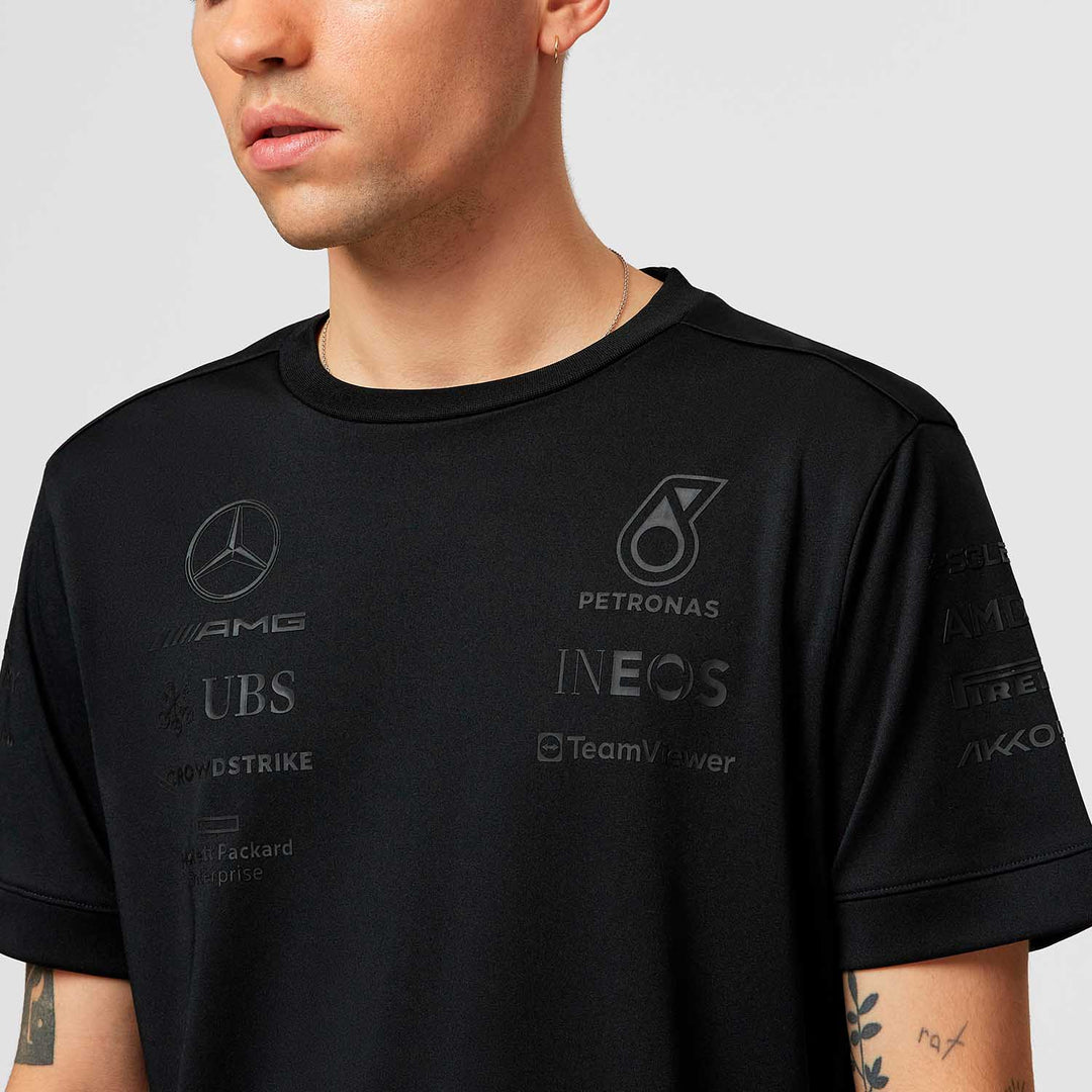 Stealth Team T-Shirt - Mercedes-AMG Petronas - Fueler™ - 701225460001215 - fueler.store - T-Shirt