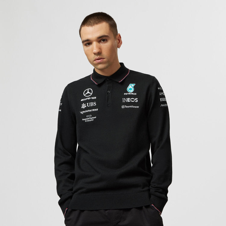 Team Longsleeve Polo - Mercedes-AMG Petronas - Fueler™ 