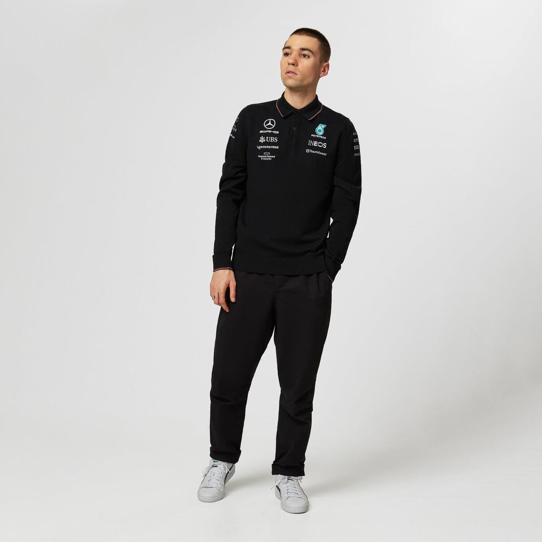 Team Longsleeve Polo - Mercedes-AMG Petronas - Fueler™ 