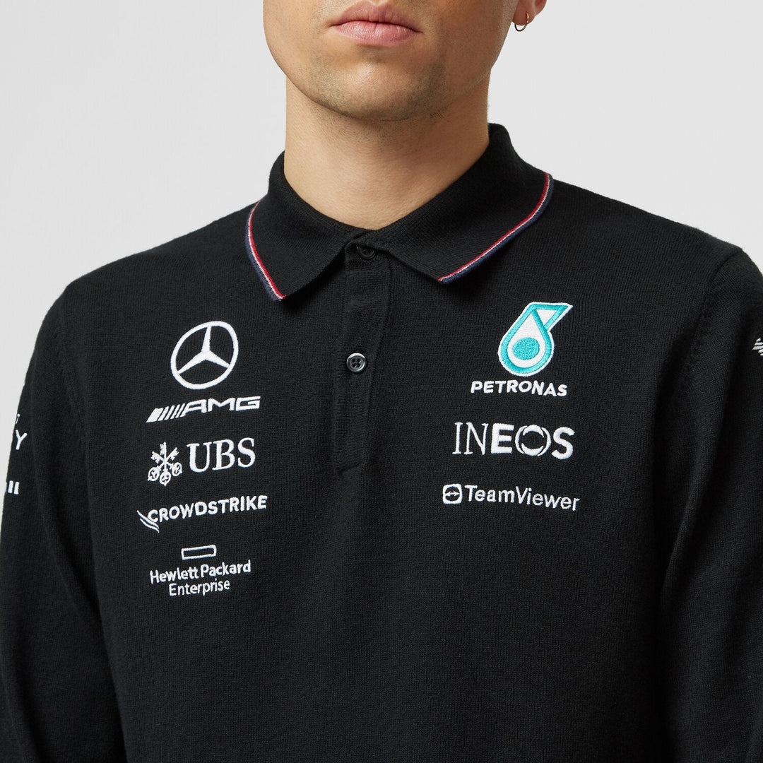 Team Longsleeve Polo - Mercedes-AMG Petronas - Fueler™ 