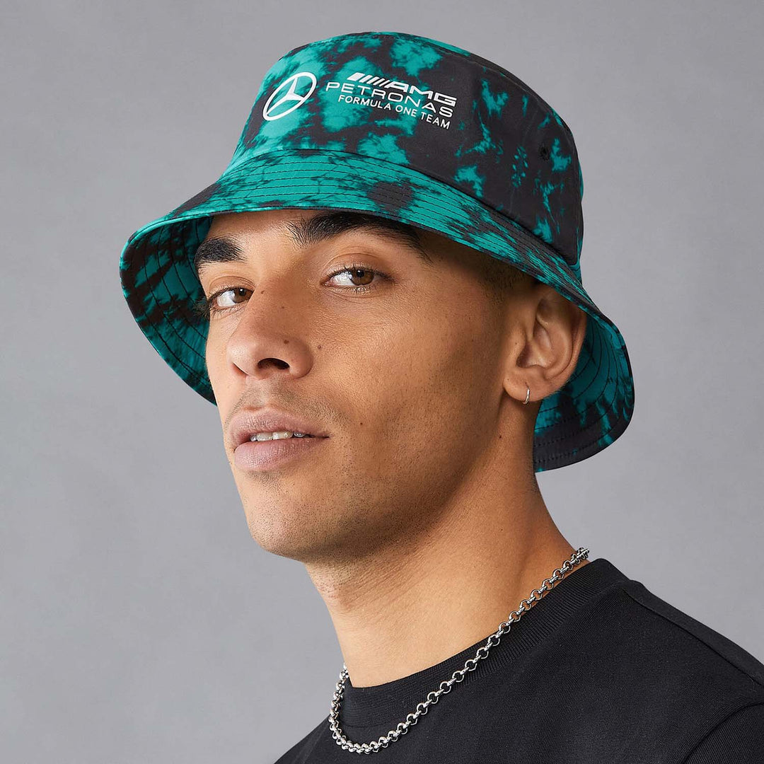 Tie Dye Bucket Hat - Mercedes-AMG Petronas - Fueler™ - 701227114001000 - fueler.store - Cap