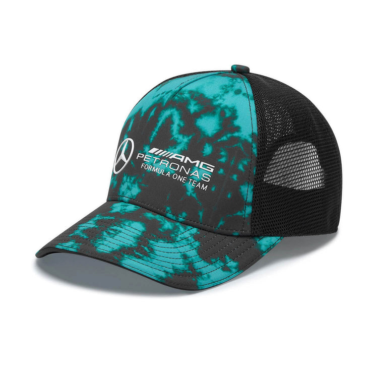 Tie Dye Trucker Cap - Mercedes-AMG Petronas - Fueler™ - 701227112001000 - fueler.store - Cap