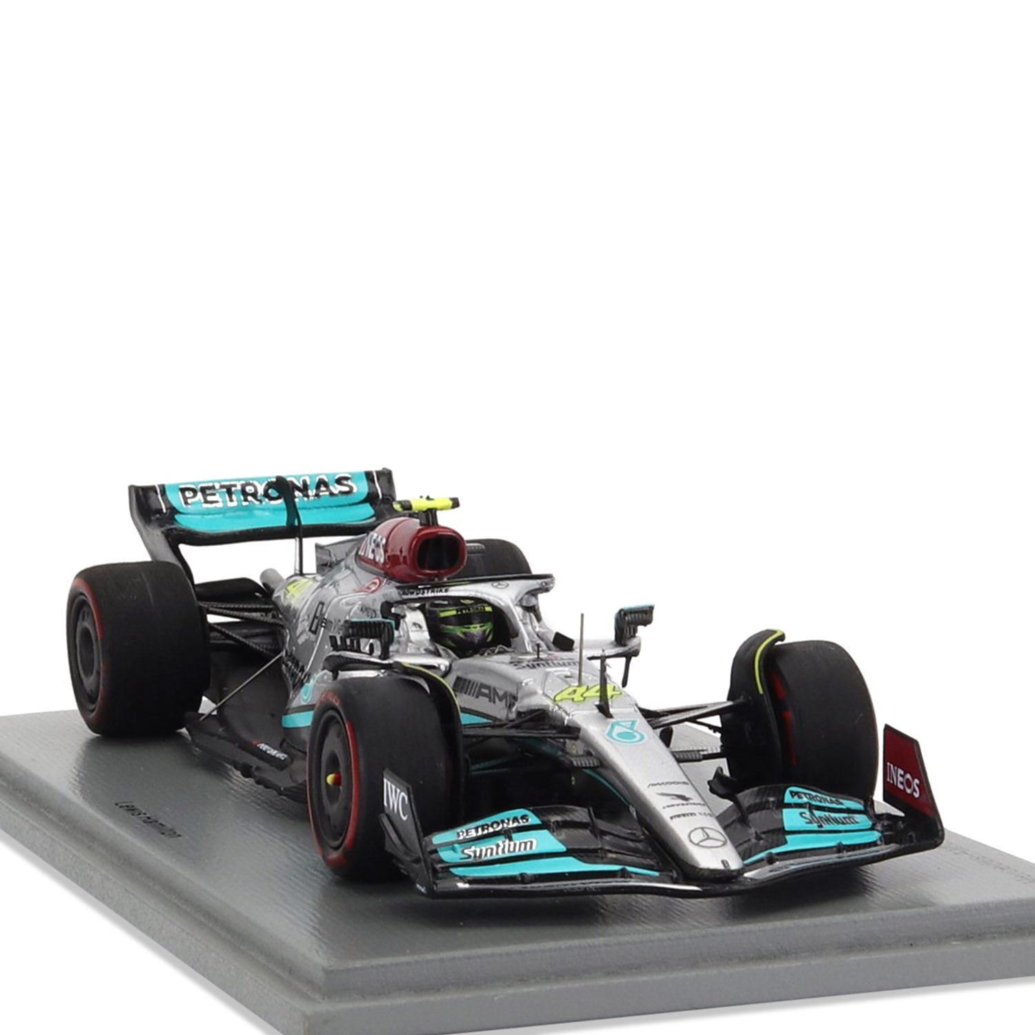 W13 #44 Hamilton 2nd Place Brazilian GP 1:43 Spark Car Model - Mercedes-AMG Petronas - Fueler™ 