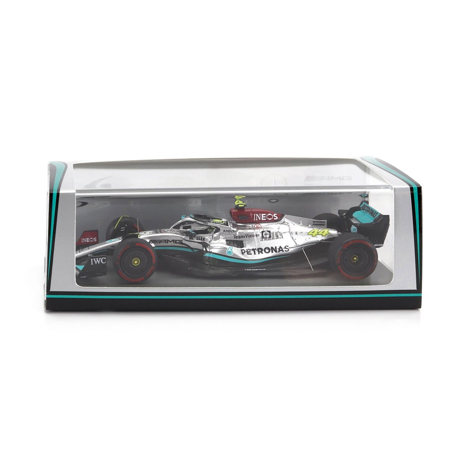 W13 #44 Hamilton 2nd Place Brazilian GP 1:43 Spark Car Model - Mercedes-AMG Petronas - Fueler™ 