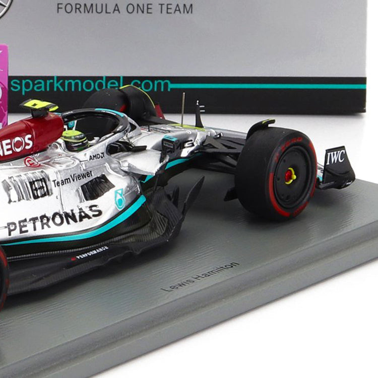 W13 #44 Hamilton 2nd Place Brazilian GP 1:43 Spark Car Model - Mercedes-AMG Petronas - Fueler™ 