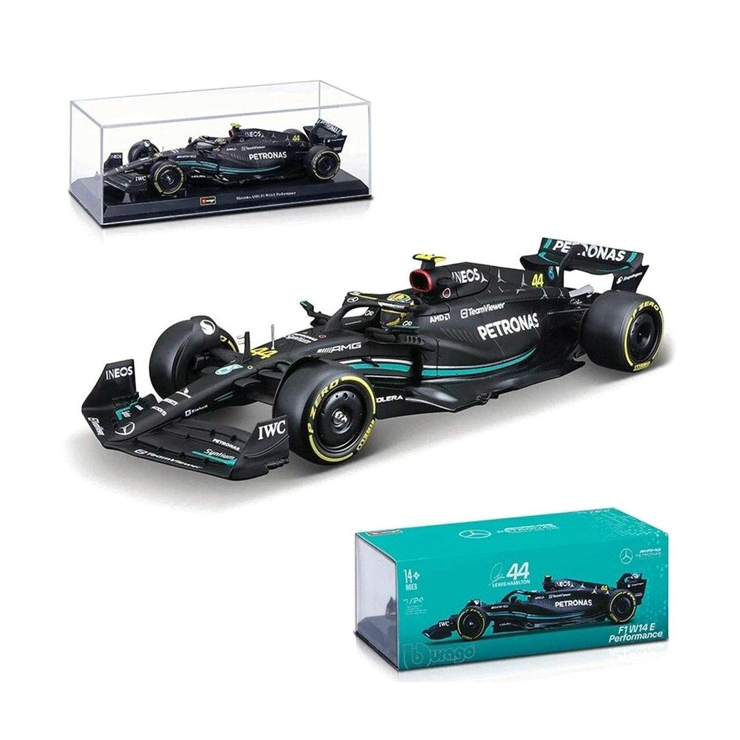 W14 #44 Lewis Hamilton Car Model 1:43 - Mercedes-AMG Petronas - Fueler™ - 38081H - fueler.store - Collectibles