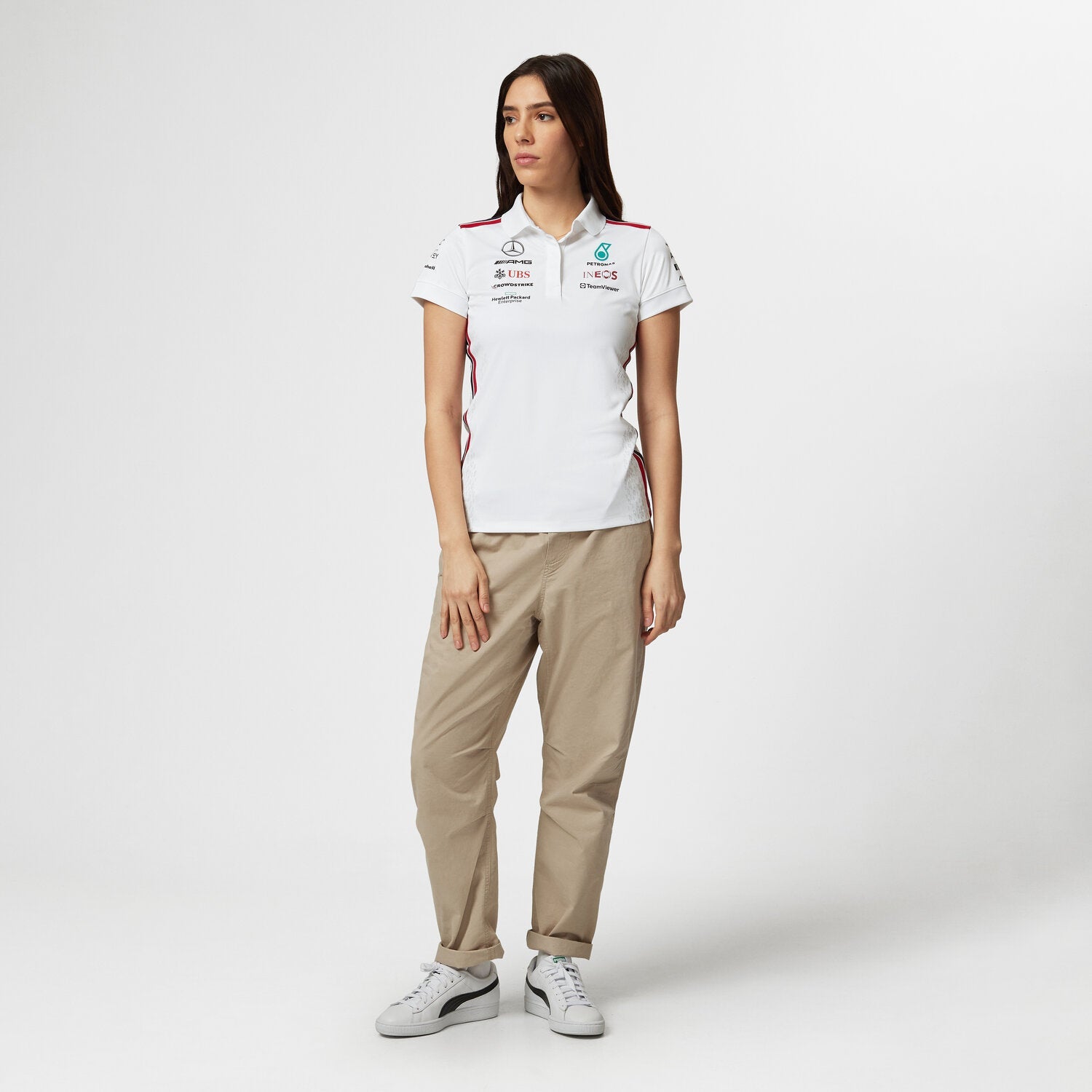 Women Team Polo - Mercedes-AMG Petronas - Fueler™ - 701223407002210 - fueler.store - Polo