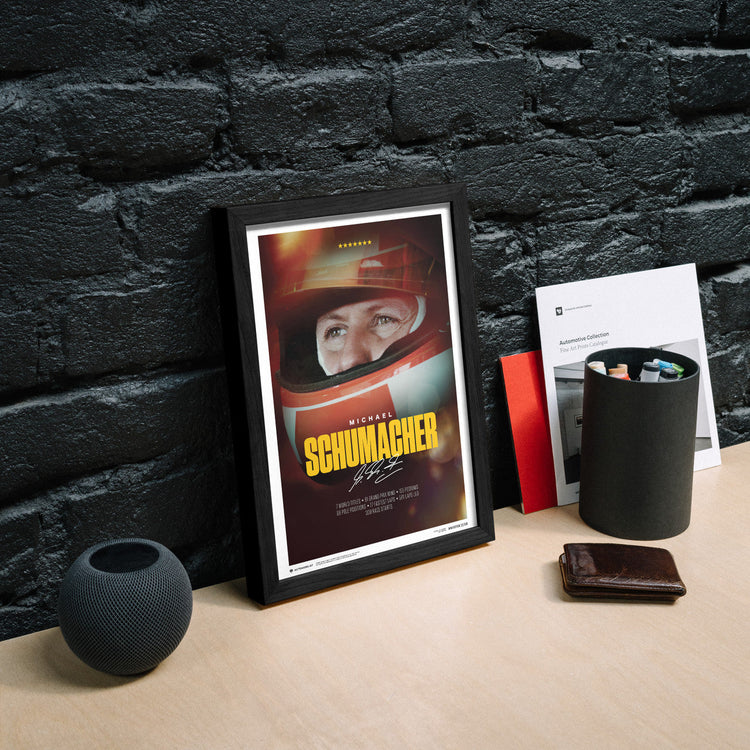 Michael Schumacher - Michael Schumacher - Keep Fighting - 2023 | Mini edition - Poster - Fueler™ 