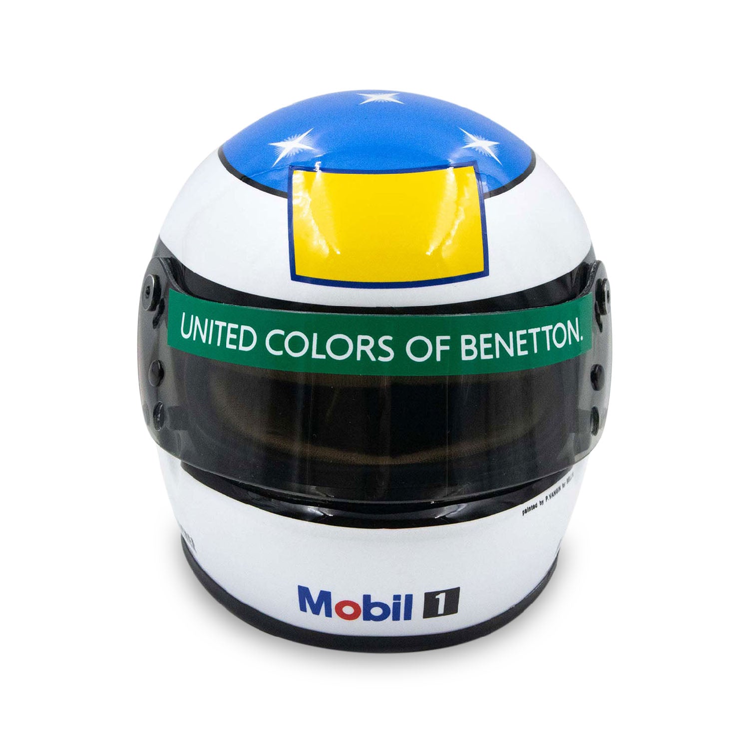 Micheal Schumacher 1992 Spa GP Edition Mini Helmet 1:2 - Micheal Schumacher - Fueler store