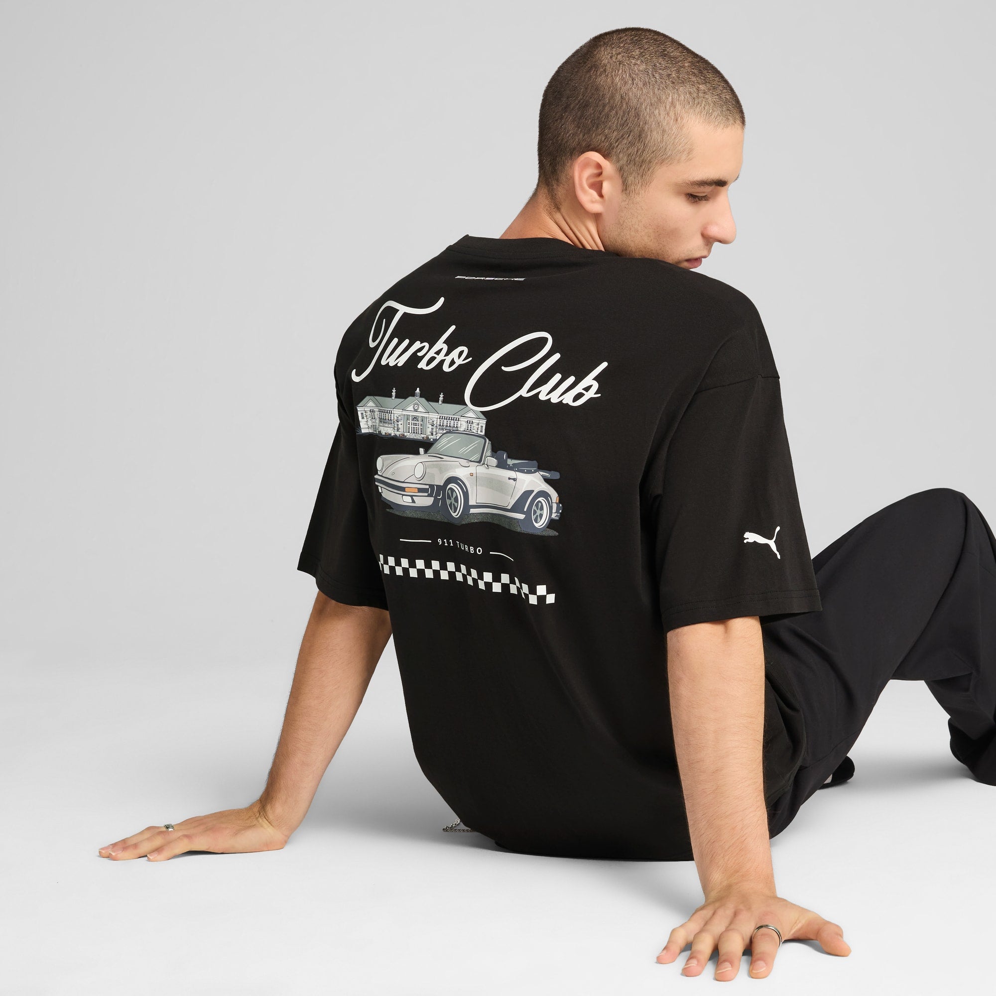 PL Oversized Graphic T-Shirt - Porsche Motorsport - Fueler™ - 630277-01-S - fueler.store - T-Shirt