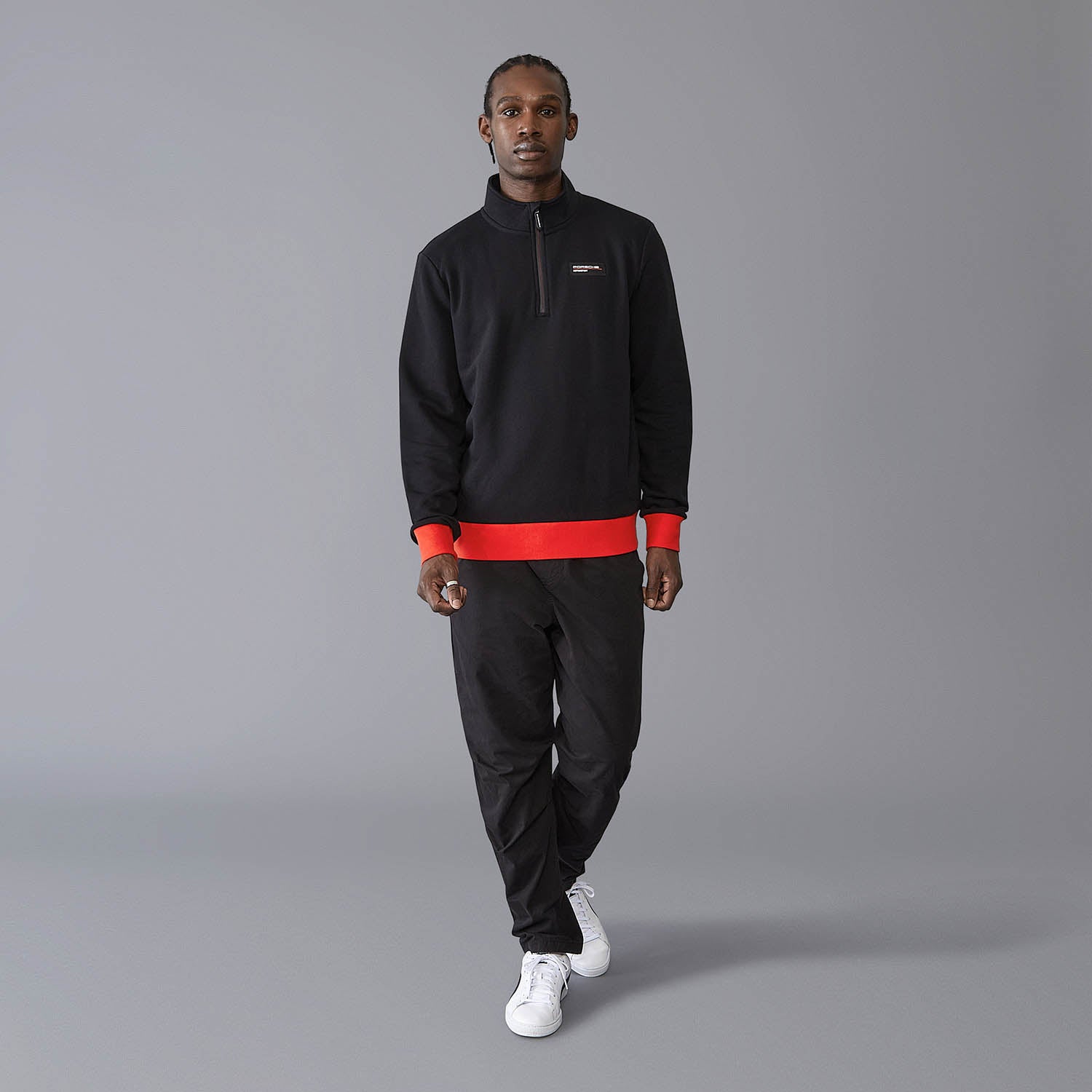 Quarter Zip Sweatshirt - Porsche Motorsport - Fueler™ - 701227721001220 - fueler.store - Hoody