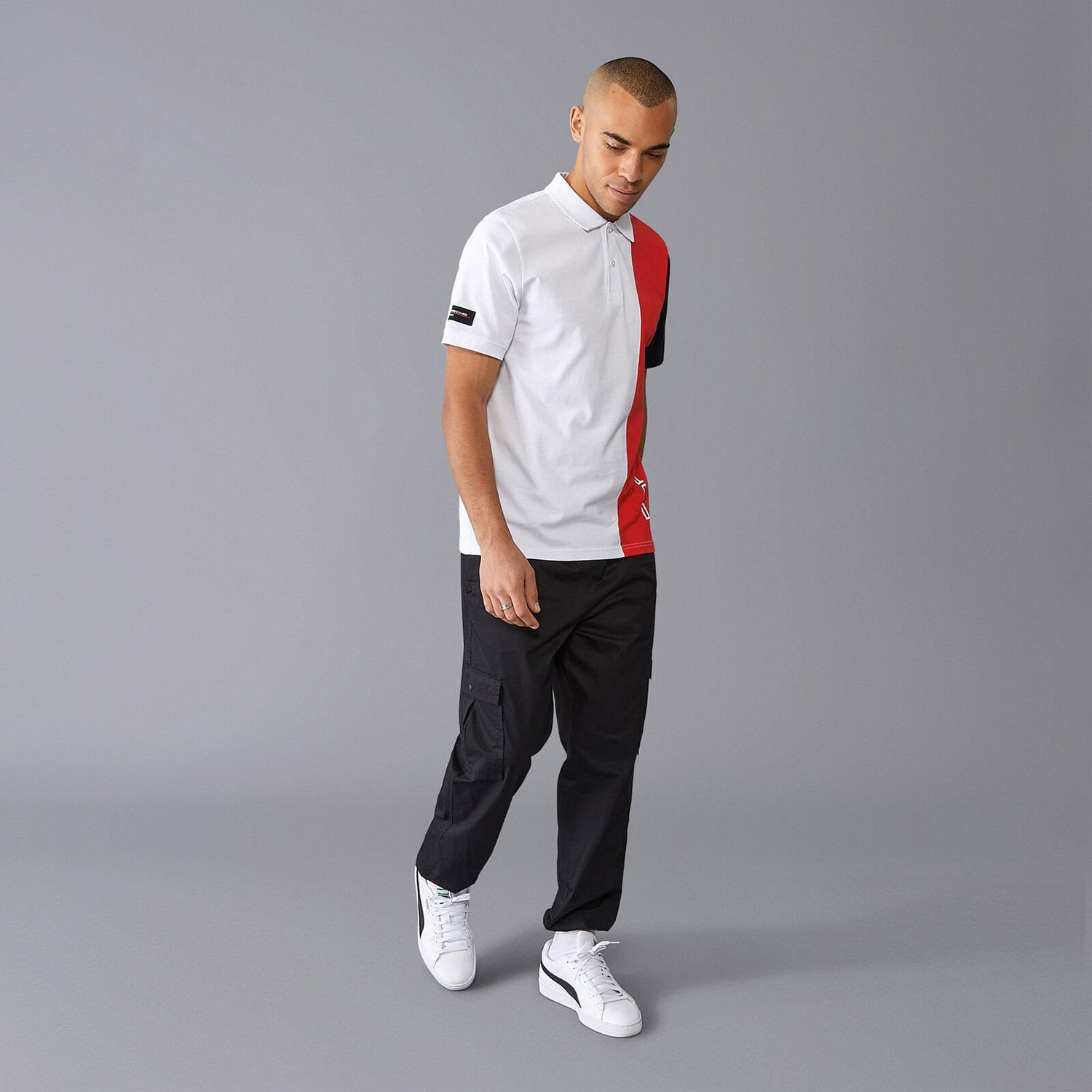 Porsche Motorsport - Stripe Polo - Polo - Fueler™ 