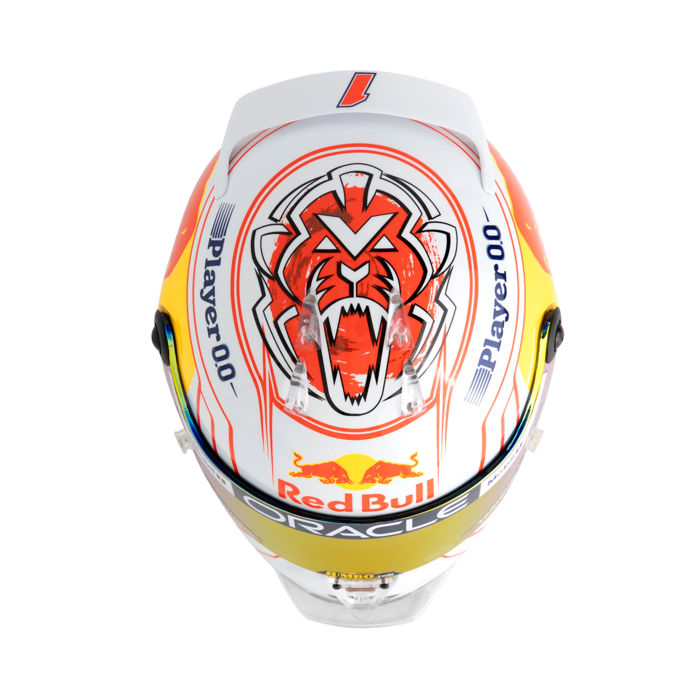 #1 Verstappen Japan GP 2023 1:2 Mini Helmet - Red Bull Racing - Fueler™ 