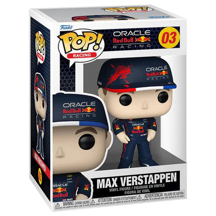 #1 Verstappen Pop! Figure with cap - Red Bull Racing - Fueler™ - FU72217 - fueler.store - Mini Helmet