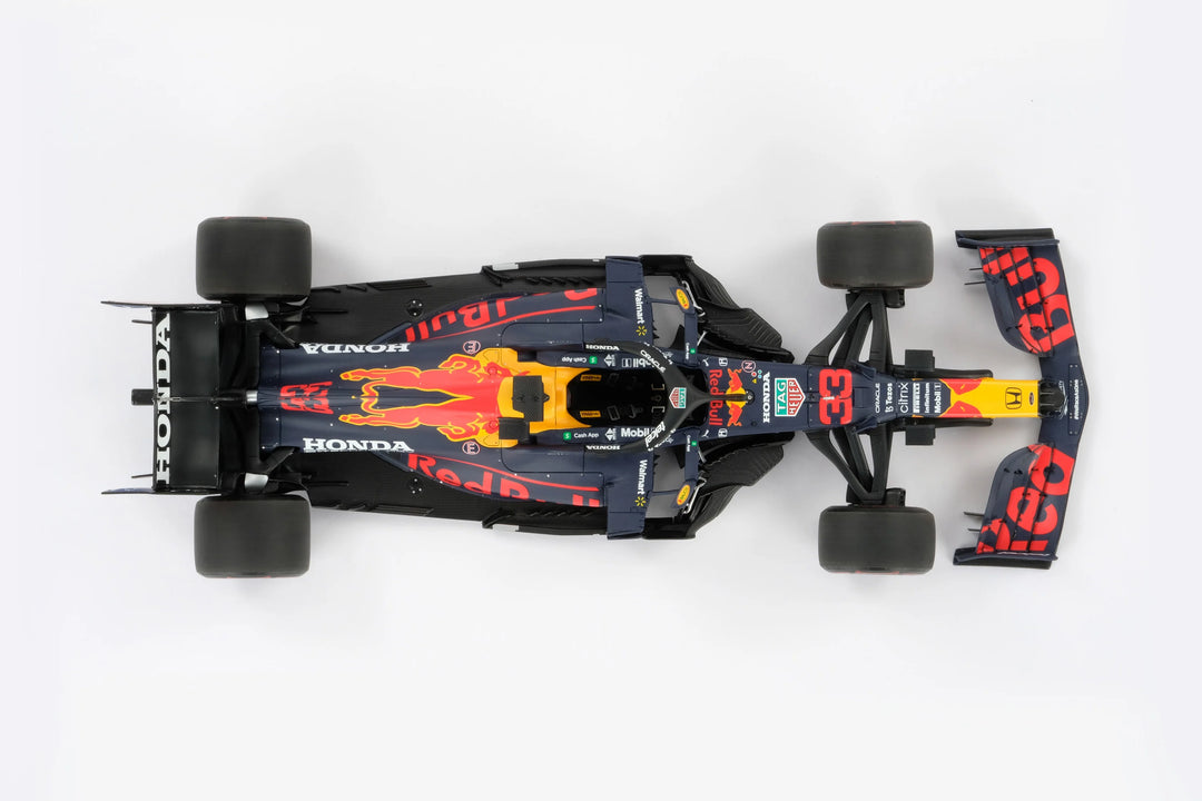 #1 Verstappen RB16B 2021 Abu Dhabi GP Winner 1:18 Amalgam Car Model - Red Bull Racing - Fueler™ - M6211-SC1 - fueler.store - Car Model