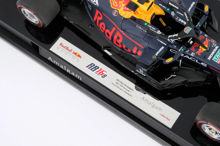 #1 Verstappen RB16B 2021 Abu Dhabi GP Winner 1:18 Amalgam Car Model - Red Bull Racing - Fueler™ - M6211-SC1 - fueler.store - Collectibles