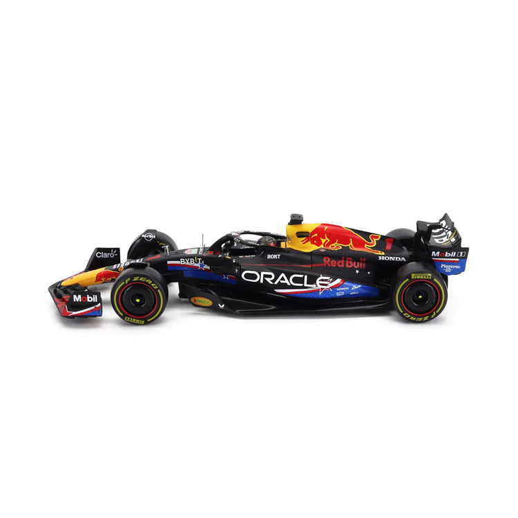 #1 Verstappen RB19 2023 Austin GP 1:24 Car Model - Red Bull Racing - Fueler™ - BU28030-V-AUSTIN - fueler.store - Collectibles