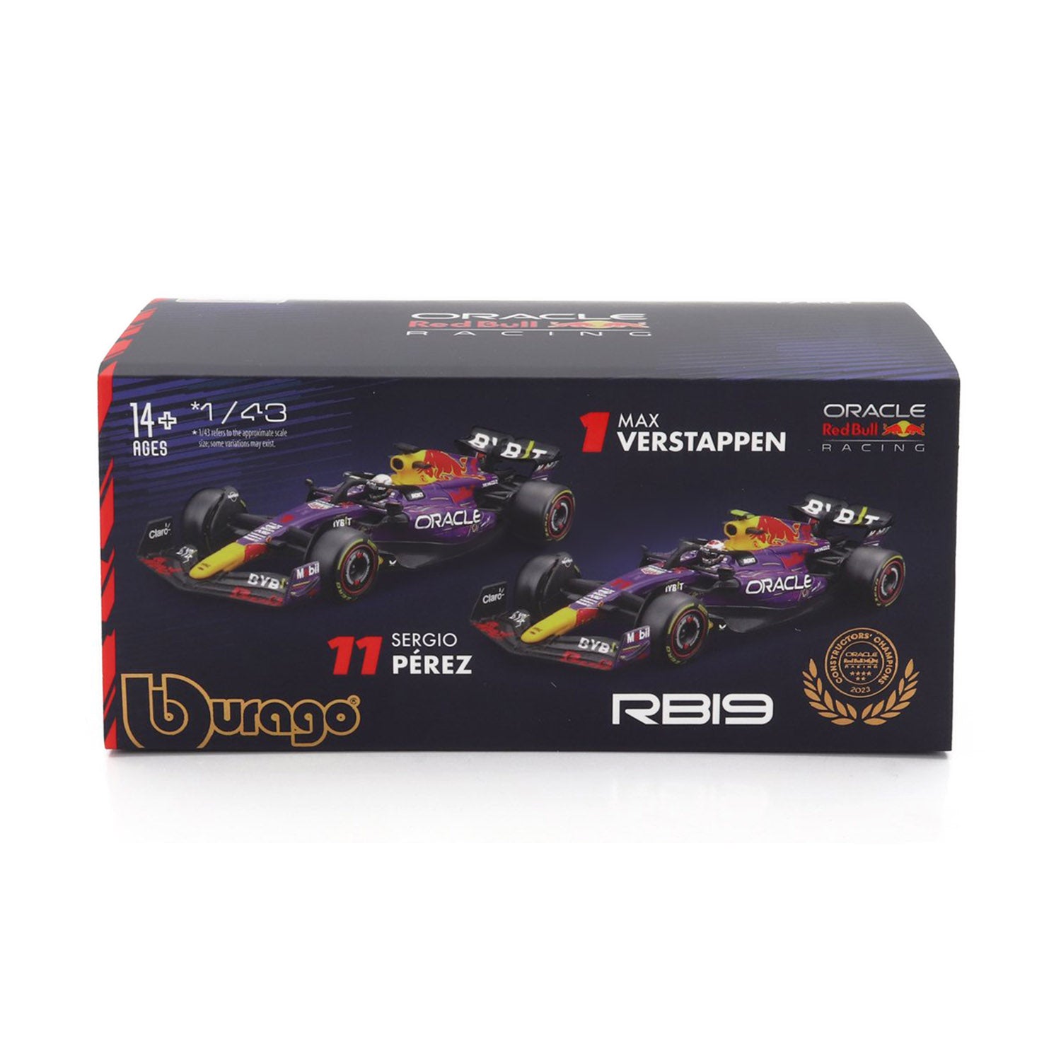 #1 Verstappen RB19 2023 Vegas Edition 1:43 Car Model - Red Bull Racing - Fueler™ - 18-38083-V-VEGAS-VET - fueler.store - Collectibles