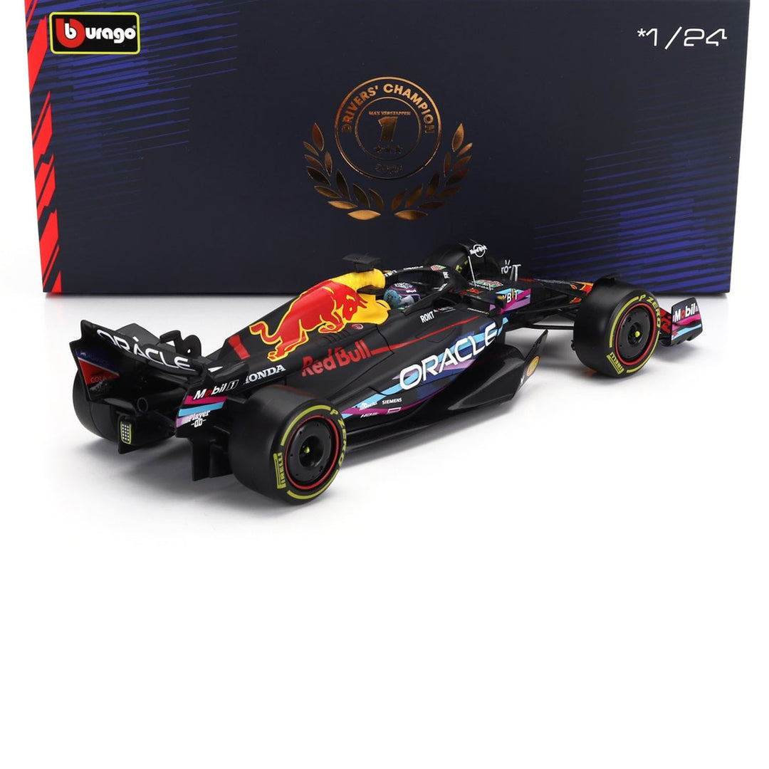 #1 Verstappen RB19 Miami GP Winner 2023 1:24 Car Model - Red Bull Racing - Fueler™ - 18-28030-V-MIAMI - fueler.store - Car Model