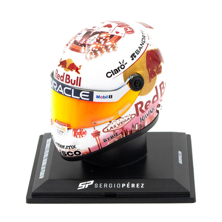 #11 Perez 2023 Las Vegas GP 1:4 Schuberth Mini Helmet - Red Bull Racing - Fueler™ 