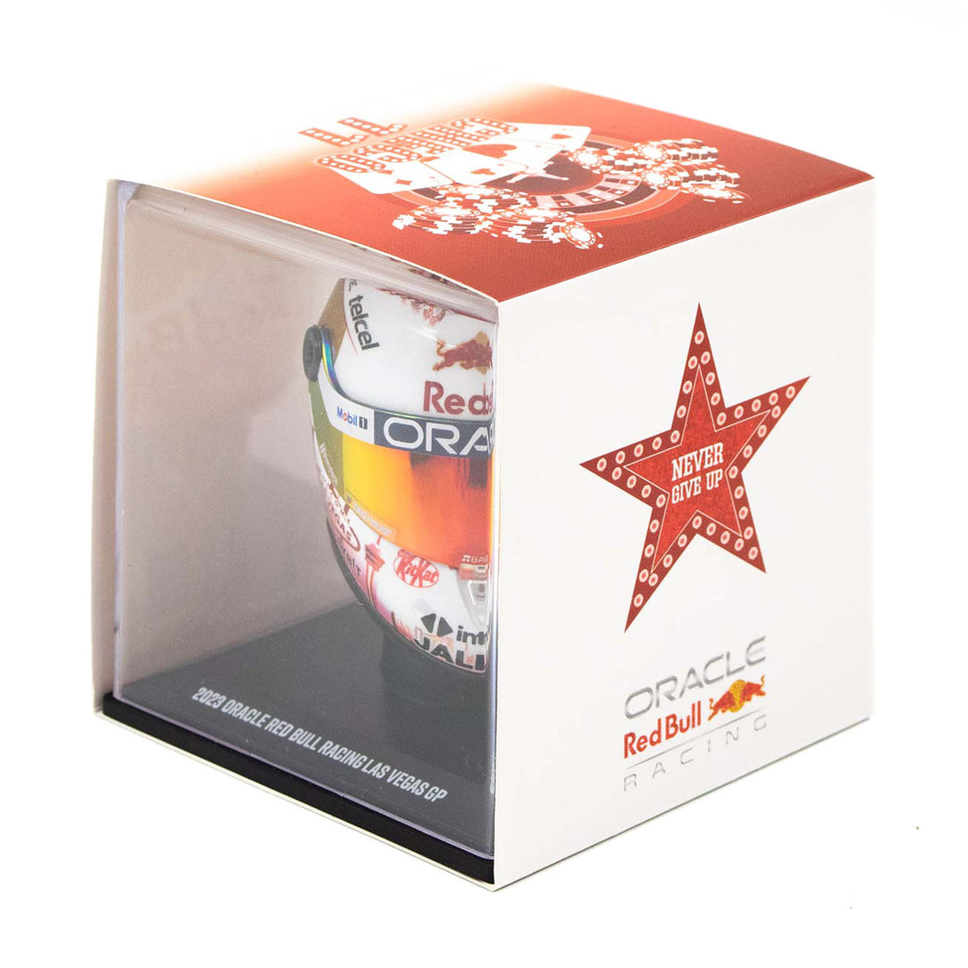 #11 Perez 2023 Las Vegas GP 1:4 Schuberth Mini Helmet - Red Bull Racing - Fueler™ 