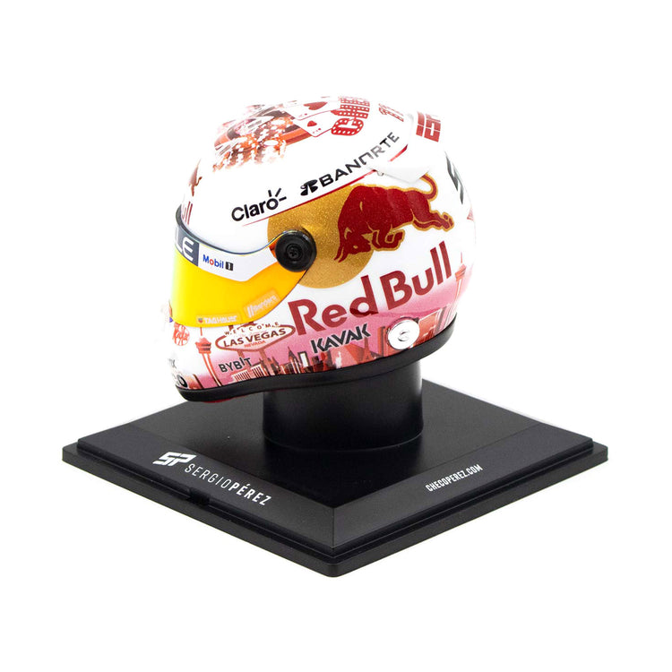 #11 Perez 2023 Las Vegas GP 1:4 Schuberth Mini Helmet - Red Bull Racing - Fueler™ 