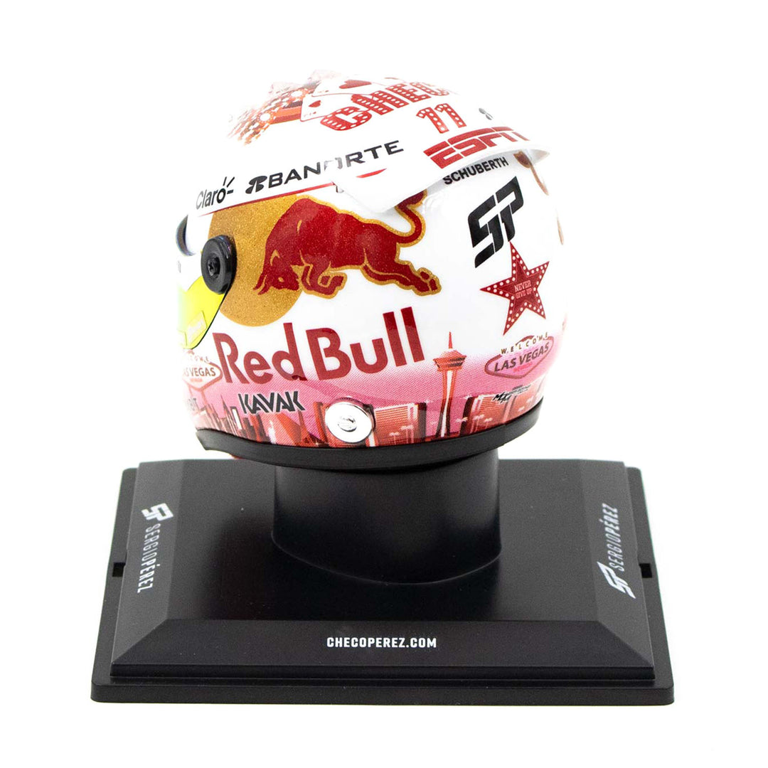 #11 Perez 2023 Las Vegas GP 1:4 Schuberth Mini Helmet - Red Bull Racing - Fueler™ 