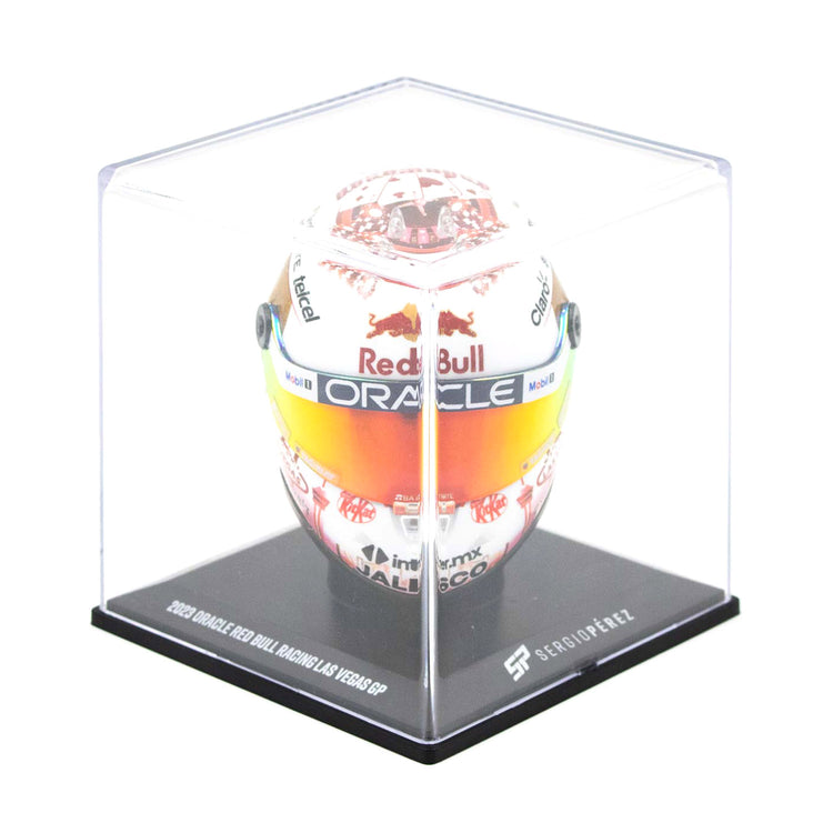 #11 Perez 2023 Las Vegas GP 1:4 Schuberth Mini Helmet - Red Bull Racing - Fueler™ 