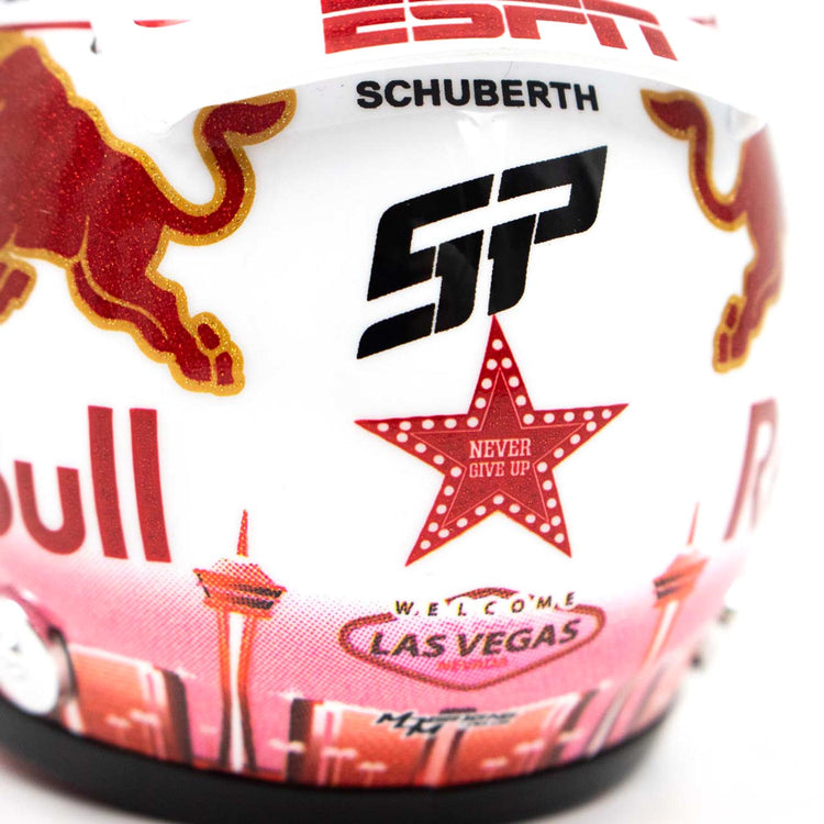 #11 Perez 2023 Las Vegas GP 1:4 Schuberth Mini Helmet - Red Bull Racing - Fueler™ 