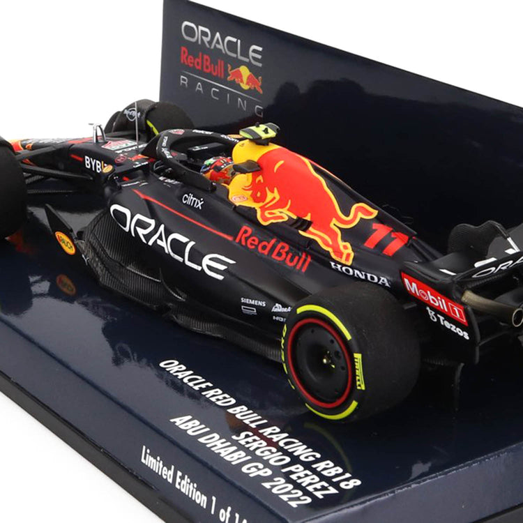 #11 Perez RB18 2022 AbuDhabi GP 1:43 Minichamps Car Model - Red Bull Racing - Fueler™ - 417222211 - fueler.store - Collectibles