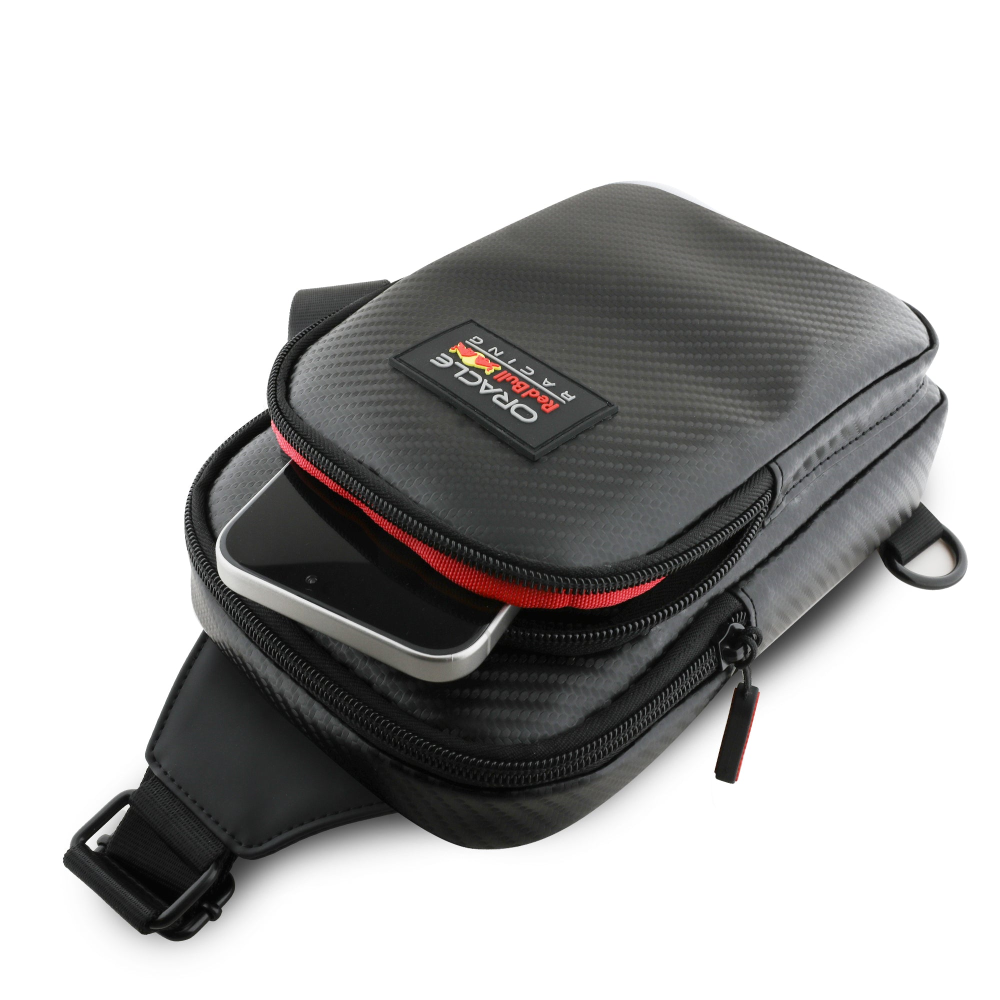 Carbon Crossbody Bag - Red Bull Racing - Fueler™ - RBCPBNPAK-8545 - fueler.store - Accessories & Gifts